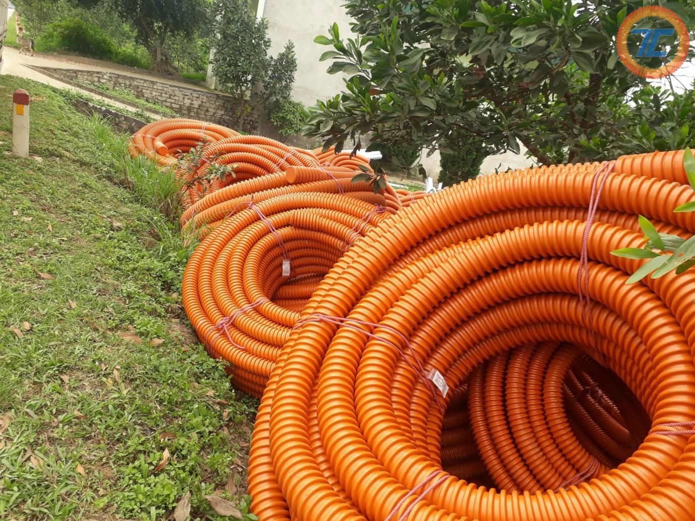 ống nhựa xoắn HDPE của Thành Công được sử dụng trong dự án khu dân cư An Thuận, huyện Long Thành, tỉnh Đồng Nai