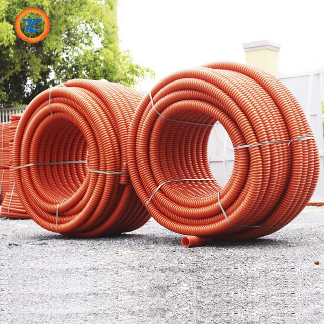 Thi công ống nhựa xoắn HDPE Tiến Công tại quận Hoàng Mai.