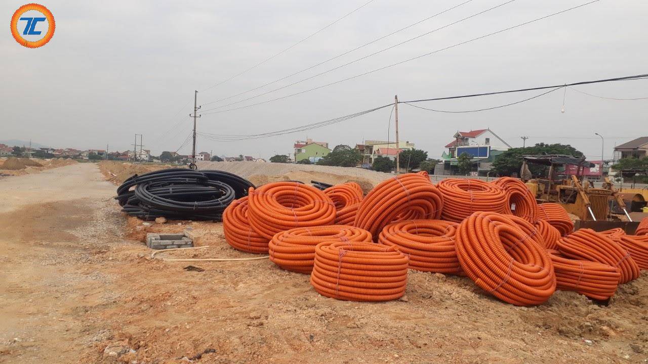 Ống nhựa xoắn HDPE trong dự án nhà máy điện gió Hàn Quốc